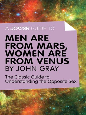 cover image of A Joosr Guide to... Men are from Mars, Women are from Venus by John Gray